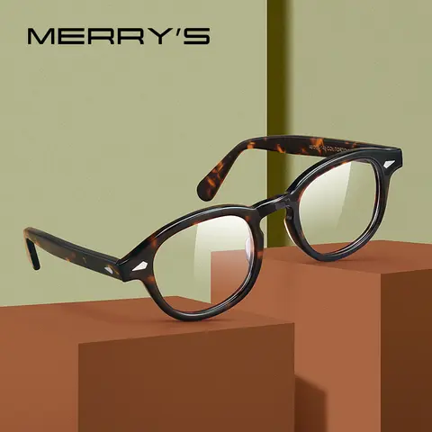 MERRYS DESIGN Asetat Oval Gözlük Çerçevesi S2546