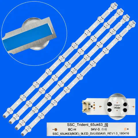 شريط إضاءة خلفي LED Fo 65UK6300YVB 65UK6300 65UK6400 65UK6470PLC 65UK6400PLF 65UK6300PUE SSC_65UK63_9LED_SVL650A95 EAV 64013801