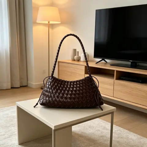 حقيبة كتف وكروس نسائية بسلسلة أنيقة